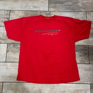 Vintage Y2K 2001 Harley Davidson Laughlin River Run T Shirt Men’s Size  XL